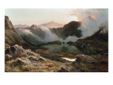 Early Morning, North Wales, 1871 reproduction procédé giclée par Sidney Richard Percy