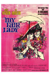 My Fair Lady, German Movie Poster, 1964 Affiches