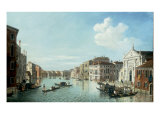 The Grand Canal, Venice, looking South East to the Fabriche Nuovo di Rialto Giclee Print by William James