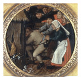 The Drunkard Pushed into the Pigsty Giclee Print by Pieter Bruegel the Elder