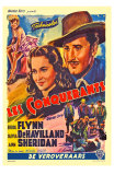 Dodge City, Spanish Movie Poster, 1939 Affiches