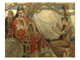 Pharaoh and Musician reproduction procédé giclée par John Bell