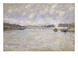 La Seine a Paris et le Pont de Grenelle, 1870 Giclee Print by Alfred Sisley La Seine a Paris et le Pont de Grenelle, 1870 Giclee Print by Alfred Sisley