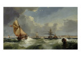 A Breezy Evening on the Mersey Giclee Print by William Callow