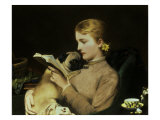 Blond and Brunette, 1879 Giclee Print by Charles Burton Barber
