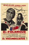 Dr. Strangelove, Belgian Movie Poster, 1964 Posters