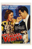The Awful Truth, Belgian Movie Poster, 1937 Posters