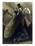 Le Bal a L'Opera Giclee Print by Constantin-Ernest-Adolphe-Hyacinthe Guys