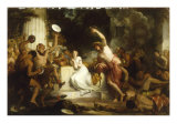 Comus with the Lady in the Enchanted Chair Giclee Print by William Hilton