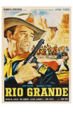Rio Grande, Mexican Movie Poster, 1950 Láminas