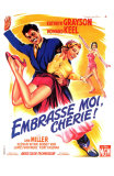 Kiss Me Kate, French Movie Poster, 1953 Prints