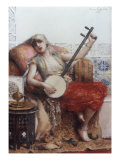 The Musician, 1887 Giclee Print by Leon Francois Commerre