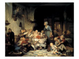 Mi-Careme at the Children's School, 1854 Giclee Print by Ferdinand De Braekeleer