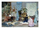 Concert de Famille,1878 Giclee Print by Rogelio de Egusquiza