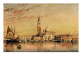 San Giorgio Maggiore, Venice, 1857 Giclee Print by Edward William Cooke