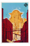 Metropolis, German Movie Poster, 1926 Print