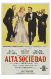 High Society, Argentine Movie Poster, 1956 Láminas High Society, Argentine Movie Poster, 1956 Láminas