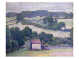 Near Applehayes Giclee-trykk av Robert Bevan