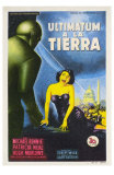 The Day The Earth Stood Still, Spanish Movie Poster, 1951 Photo