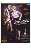 Double Indemnity, Spanish Movie Poster, 1944 Photographie