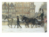 Along the Canal, Amsterdam Giclee Print by George Hendrik Breitner