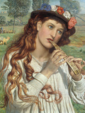 Amaryllis' or 'The Shepherdess', c.1884 Giclee Print by William Holman Hunt
