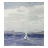 Yachts at Sea Giclee Print by Francis Campbell Boileau Cadell