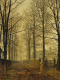 Three hundred years ago, 1892 Giclee Print by John Atkinson Grimshaw