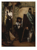 Vermeer in his Studio, 1890 Giclee Print by Eduard Charlemont