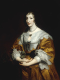 Portrait of Queen Henrietta Maria Giclee Print by Anthony Van Dyck