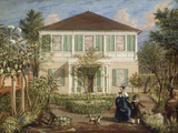 In the Garden of a House in the West Indies, 1844 Giclee Print by Isaac Mendez Belisario