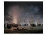 The Battle of the Nile, August 1st 1798 Giclee-trykk av Thomas Buttersworth The Battle of the Nile, August 1st 1798 Giclee-trykk av Thomas Buttersworth