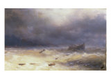 The Tempest, 1888 reproduction procédé giclée par Ivan Konstantinovich Aivazovsky