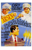 Arsenic and Old Lace, German Movie Poster, 1944 Affiche