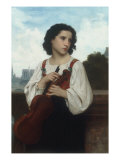 Seule au monde (Alone in the World), c.1867 Giclee Print by William Adolphe Bouguereau
