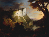 High Tor, Matlock, Derbyshire, 1756 reproduction procédé giclée par Alexander Cozens