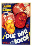 A-Haunting We Will Go, Spanish Movie Poster, 1942 Láminas A-Haunting We Will Go, Spanish Movie Poster, 1942 Láminas