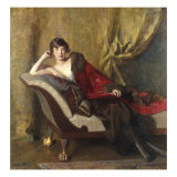 Portrait of Countess Michael Karolyi, 1918 Giclee Print by John Quincy Adams