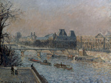 Le Louvre, Apres-Midi, 1902 Lámina giclée por Camille Pissarro