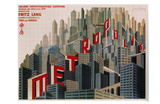 Metropolis, French Movie Poster, 1926 Posters