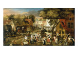 A Village Feast Giclee-trykk av Pieter Balten A Village Feast Giclee-trykk av Pieter Balten