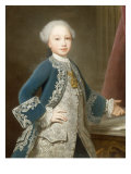 Victor Amadeus III of Savoy (1726-1796) wearing the Collar of the Order of the Annunciata Giclee Print by Giorgio Domenico Dupra