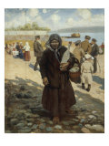 Travellers on the Volga, 1919 Giclee Print by Vladimir Egorovic Makovsky