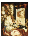 An Allegory of Vanity Giclee Print by Bernardo Strozzi