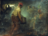 An Eviction Ireland, Co. Galway, 1889 Giclee Print by Henry Jones Thaddeus