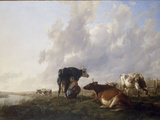 The Milkmaid, 1836 Giclee Print by Thomas Sidney Cooper