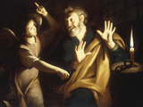 The Liberation of St Peter Giclee-trykk av Trophime Bigot The Liberation of St Peter Giclee-trykk av Trophime Bigot