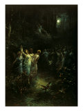 Mittsommernachtstraum Giclée-Druck von Gustave Dore