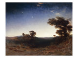 Landscape at Dusk Giclee Print by John Martin