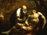 Le bon Samaritain reproduction procédé giclée par Antonio Zanchi